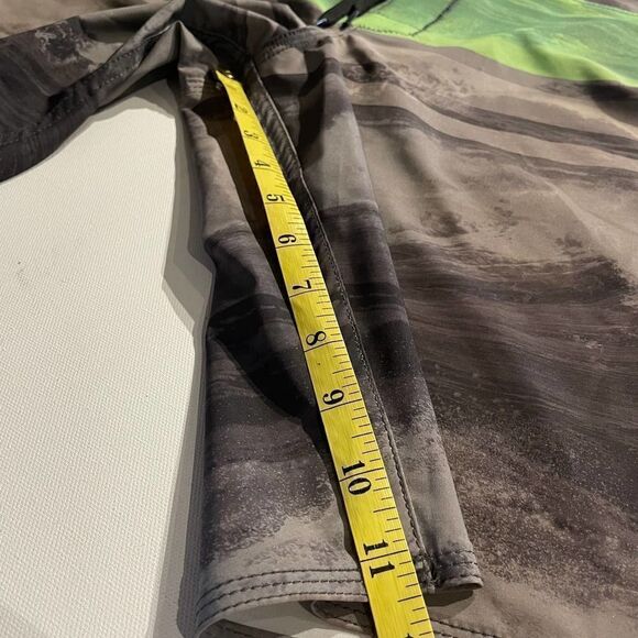 SALT Life SLX-QD Vapor Stretch Boardshorts Gray Green Size 30 - Picture 5 of 6